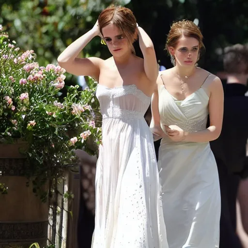 Image similar to Emma watson looked to good in that wedding dress