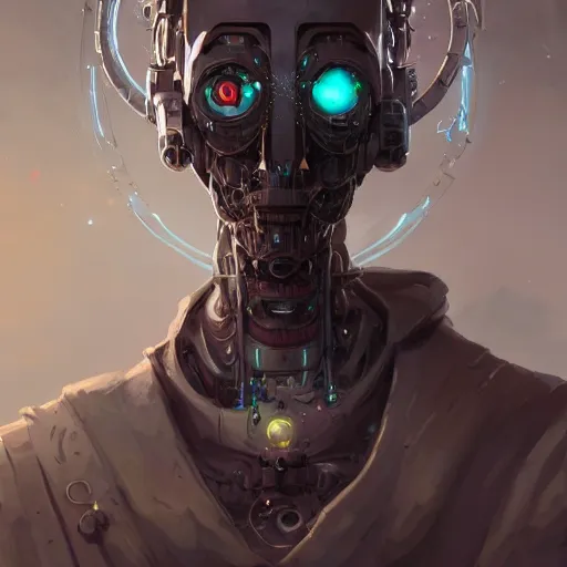 Prompt: a portrait of a cybernetic vecna, cyberpunk concept art by pete mohrbacher and wlop and artgerm and josan gonzales, digital art, highly detailed, intricate, sci-fi, sharp focus, Trending on Artstation HQ, deviantart, unreal engine 5, 4K UHD image