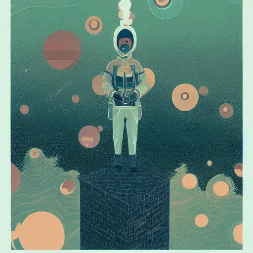 Image similar to illustration of Courage, by Victo Ngai and James Gilleard