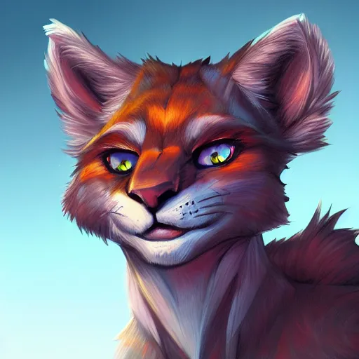 Image similar to furry art, furaffinity, extremely detailed, digital painting, artstation, concept art, smooth, sharp focus, illustration, trending