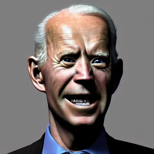 Image similar to hyperrealistic mixed media high resolution image of (Joe Biden) Gollum from Lord of the Rings in a dark cave, stunning 3d render inspired art by Jamie Salmon and István Sándorfi and Unreal Engine and Greg Rutkowski, perfect facial symmetry, realistic flesh, dim volumetric lighting, 8k octane beautifully detailed render, full body shot, post-processing, extremely hyper-detailed, intricate, epic composition, highly detailed attributes, highly detailed atmosphere, cinematic lighting, masterpiece, trending on artstation, very very detailed, masterpiece, stunning, flawless completion, lifelike texture, perfection,