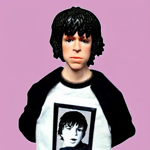 Prompt: lil xan, as an action figure, ebay photo