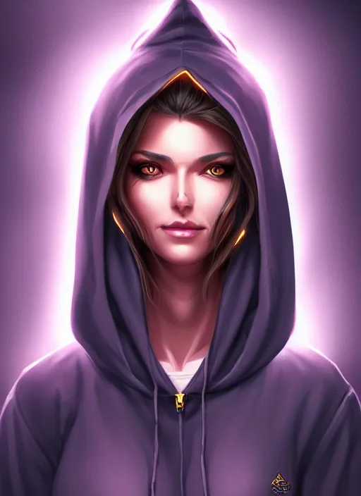 Image similar to pretty woman wearing an anubis hoodie, highly detailed, artgerm style, artstation, soft light, sharp focus, illustration, character design, concept art