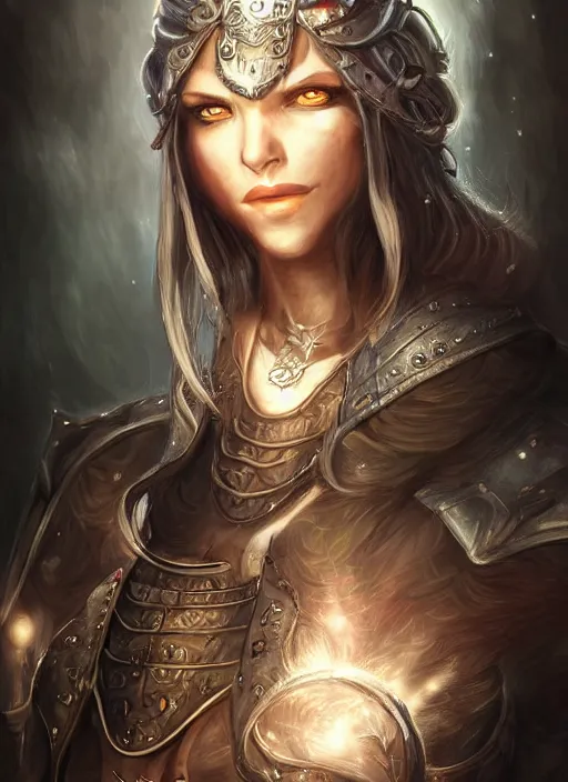 Prompt: a higly detailed airbrush fulll - size portrait painting of a fantasy character, fantasy portrait, pinterest, baldur's gate, dynamic lighting, ambient lighting, deviantart