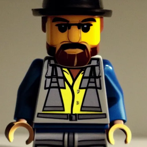 Image similar to walter white as a lego