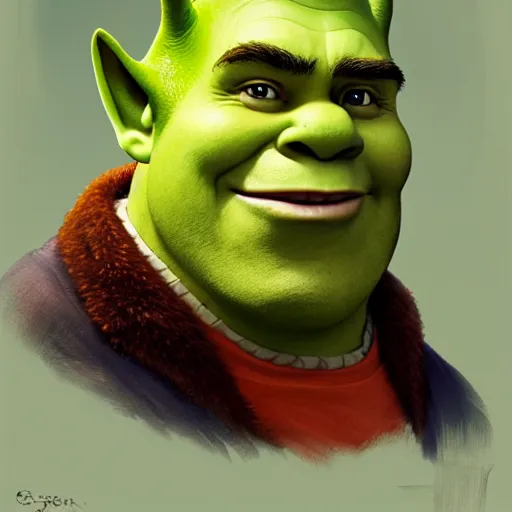 Image similar to shrek as joe biden, highly detailed, digital painting, artstation, concept art, sharp focus, illustration, art by greg rutkowski and alphonse mucha