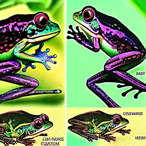 Image similar to metamorphosis of a frog