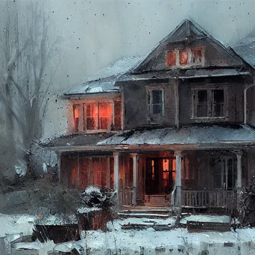 Image similar to doctor house, realistic, ultrahd, jeremy mann painting