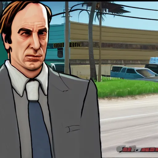 Prompt: saul goodman in gta san andreas remaster