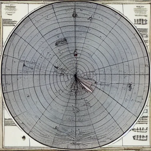 Image similar to map of the far side of the moon by leonardo,