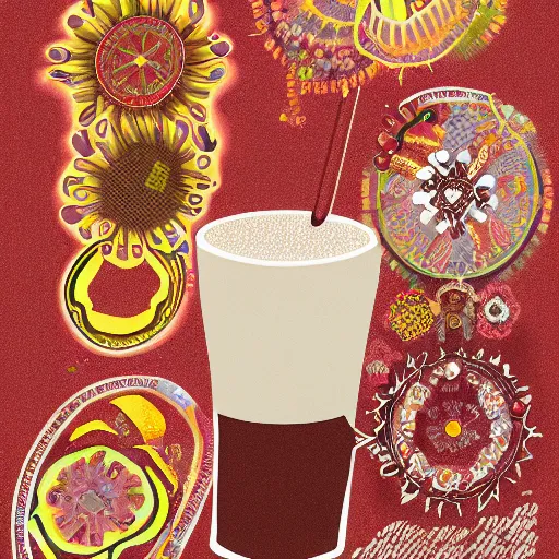 Prompt: horchata, detailed, digital art