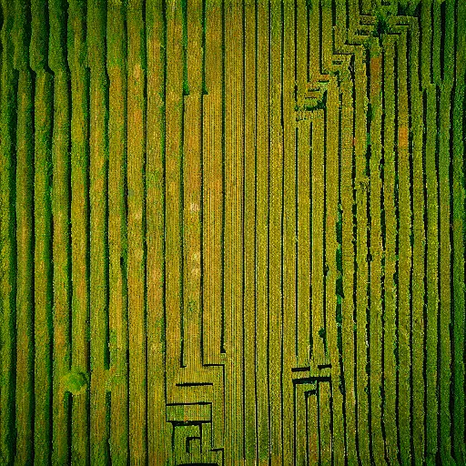 Prompt: “overhead perspective view of a corn maze field, drone shot, photography, parallax, high quality”