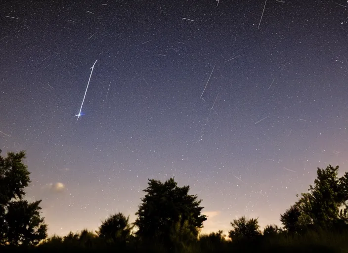 Image similar to perseid meteor shower