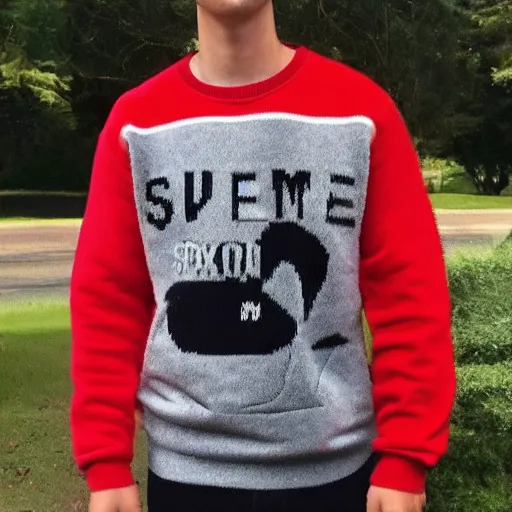 Prompt: supreme sweater
