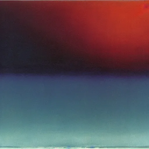 Image similar to the abstract painting'arctic void ', by caspar david friedrich!!!, by rothko!!!