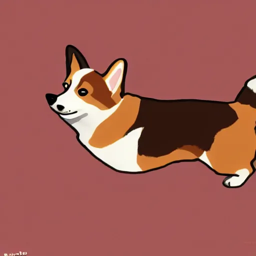 Prompt: a corgi on mars, detailed digital illustration, hyperrealistic