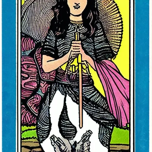 Image similar to alternative deck of rider waite tarot cards