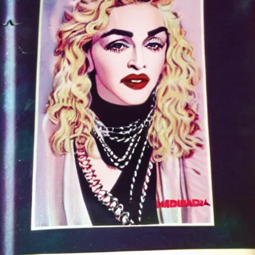 Image similar to madonna 1 9 8 5 material girl illustration tv guide madonna 1 9 8 5 material gworl madonna art