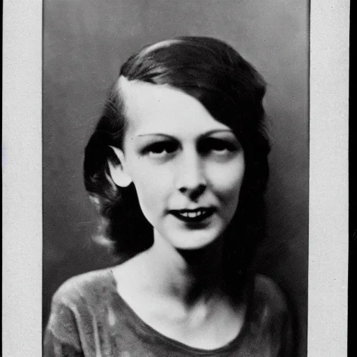 Image similar to Photograph of an extremely thin 1930s outcast with long hair