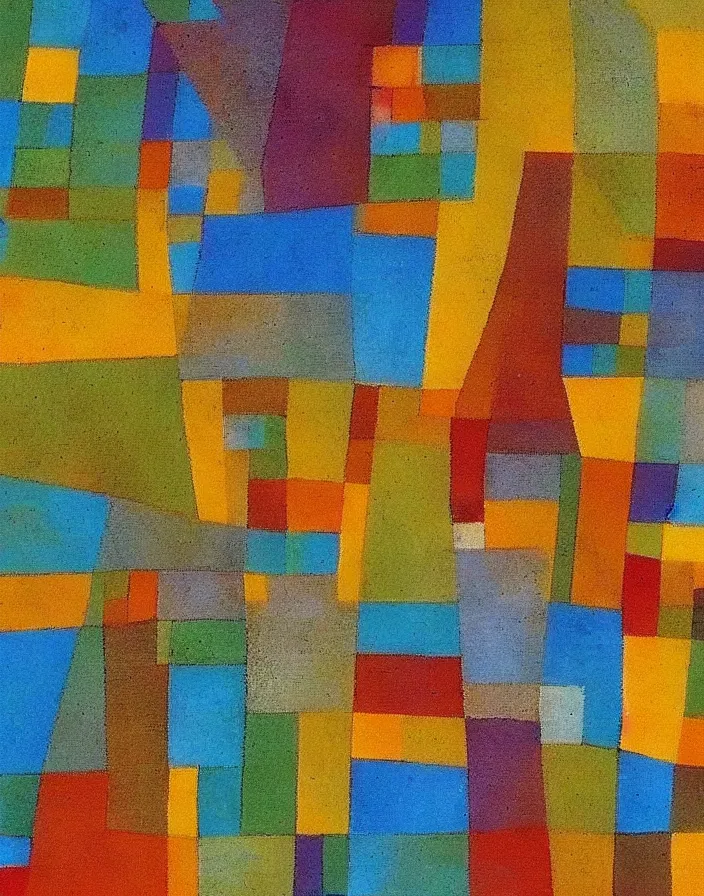 Prompt: hyper detailed industraial & utility flow field tilt shift by paul klee