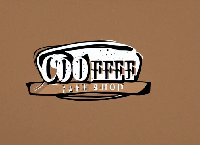 Image similar to coffee shop logo, disgusting dog