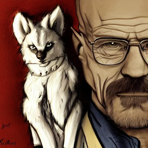 Image similar to Walter White furry art