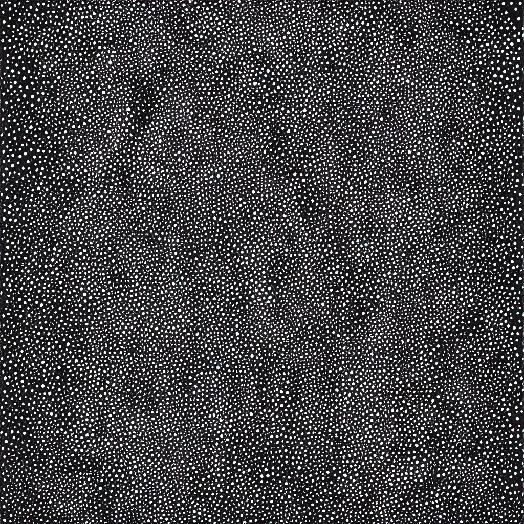 Image similar to face made out of planet, faceless people dark, dots, drip, stipple, pointillism, technical, abstract, minimal, style of francis bacon, asymmetry, pulled apart, cloak, hooded figure, made of dots, abstract, balaclava