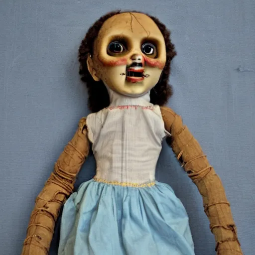 Prompt: cursed doll