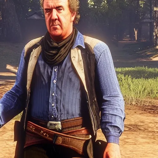 Image similar to “Jeremy Clarkson in Red Dead Redemption 2”