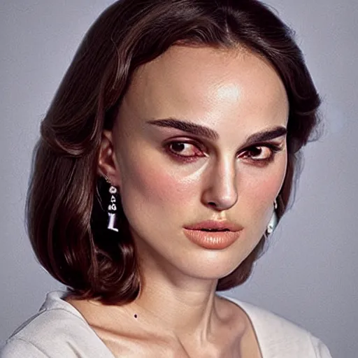 Prompt: photo of the lovechild of natalie portman and keira knightley