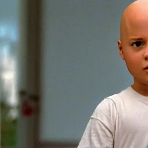 Image similar to a still of caillou in the sopranos ( 1 9 9 9 )