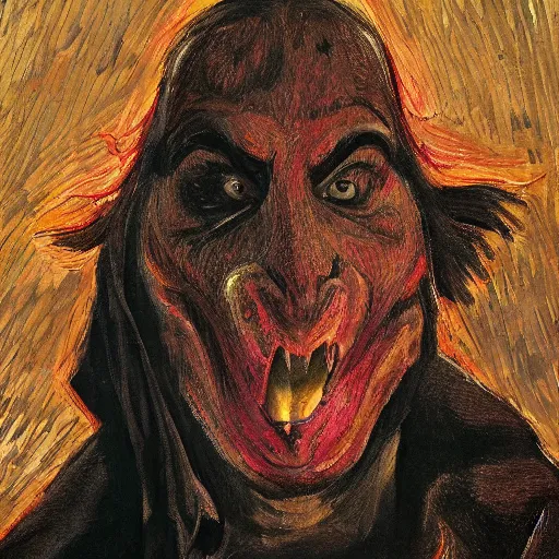 Image similar to Jar Jar Binks as a Sith Lord, portrait