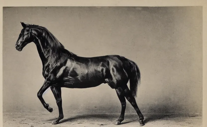 Image similar to horse with muscles, strong, flex, cool, 1 8 5 0 s