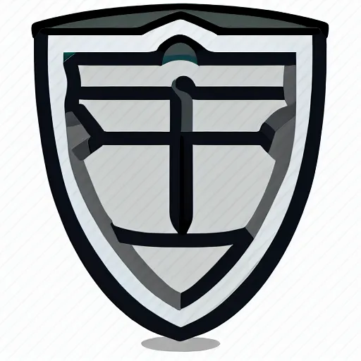 Image similar to shield, smooth, digital art, icon