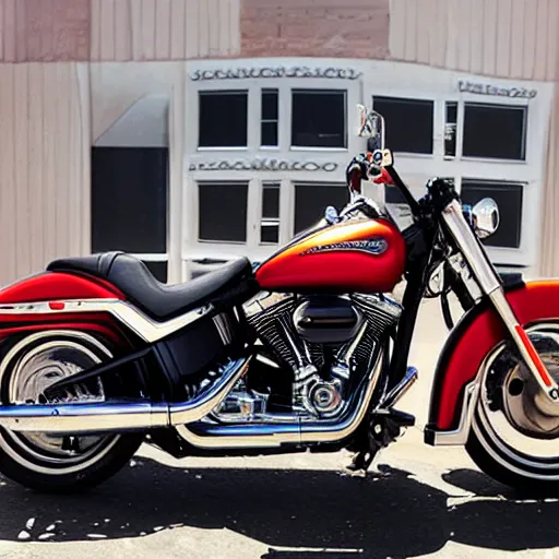 Image similar to a harley davidson sedan