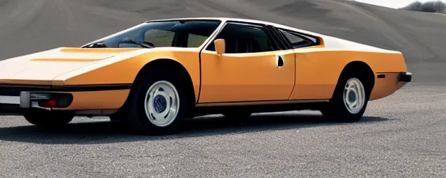 Image similar to a single 1 9 7 6 lotus esprit and 1 9 6 9 dodge charger hybrid, dslr