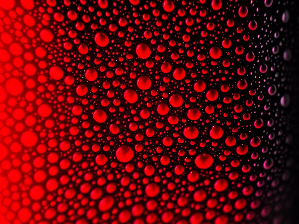 Prompt: a beautiful red and black 3 d geometrically printed liquid droplets, dripping black iridescent liquid, confident, moody, dramatic, introspective, 4 k, trending on artstation, photorealistic, volumetric lighting, octane render