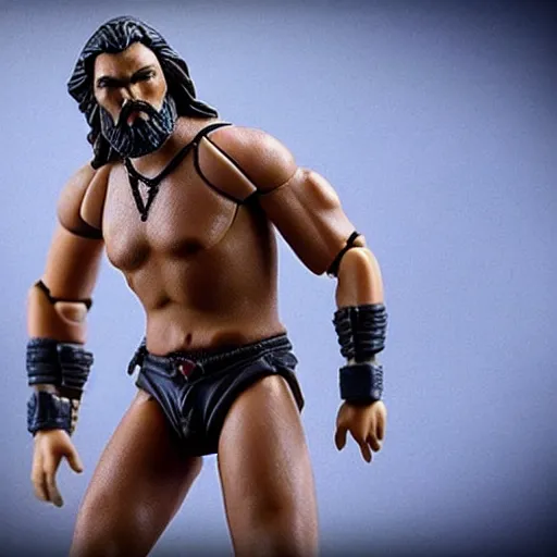 Image similar to action figure of jason momoa