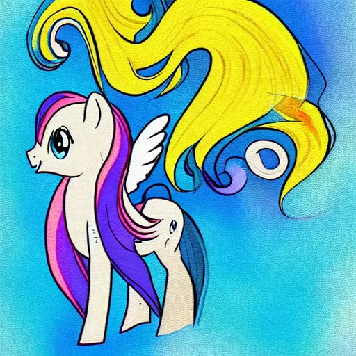 Image similar to Fluttershy, Pegasus, 🎨🖌️