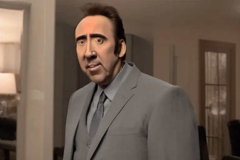 Image similar to Nicolas cage bodycam high resolution still film