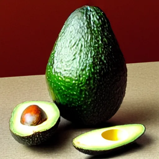 Image similar to avocado as nathan fillion