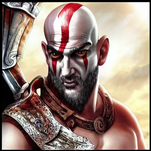 Prompt: benjamin netanyahu!!!!!! as ( kratos ) from god of war