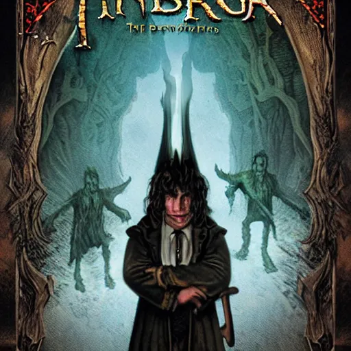 Image similar to Hobbit vampires from hell goosebumps book cover