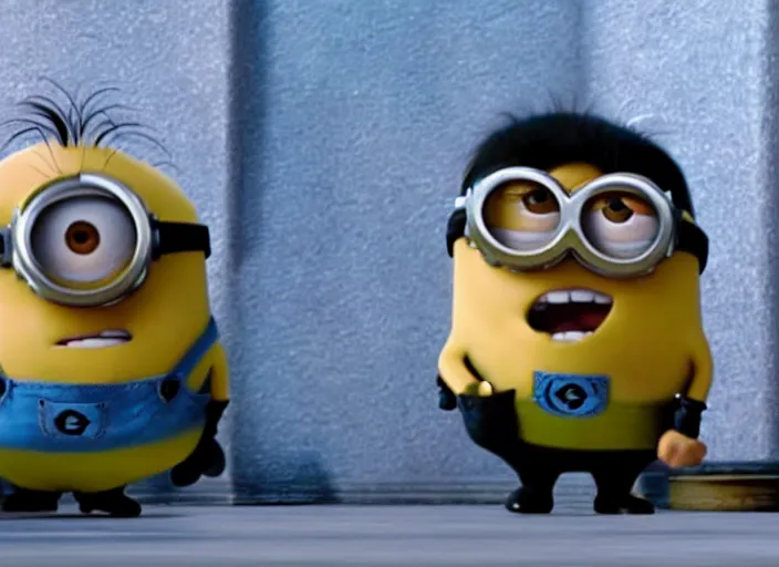 Image similar to film still of Danny Devito as a Minion in Dispicable Me 2010