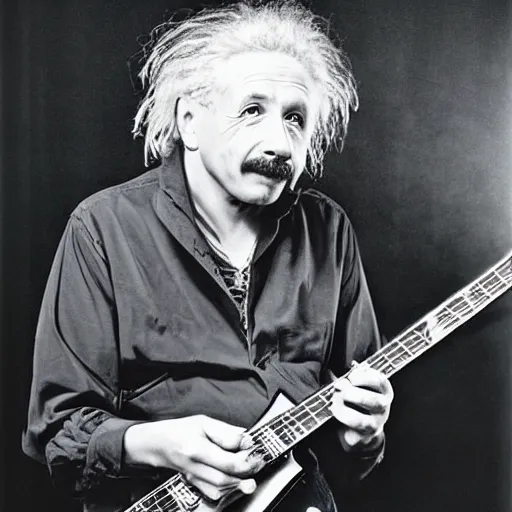 Prompt: einstein playing drums for metallica, studio photo, high detail, uhd, 8k,