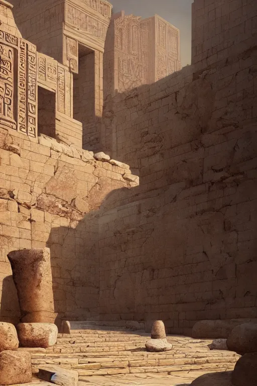 Image similar to ancient city of gyza at the time of the pharaohs, intricate, elegant, volumetric lighting, digital painting, highly detailed, artstation, sharp focus, illustration, concept art, ruan jia, steve mccurry