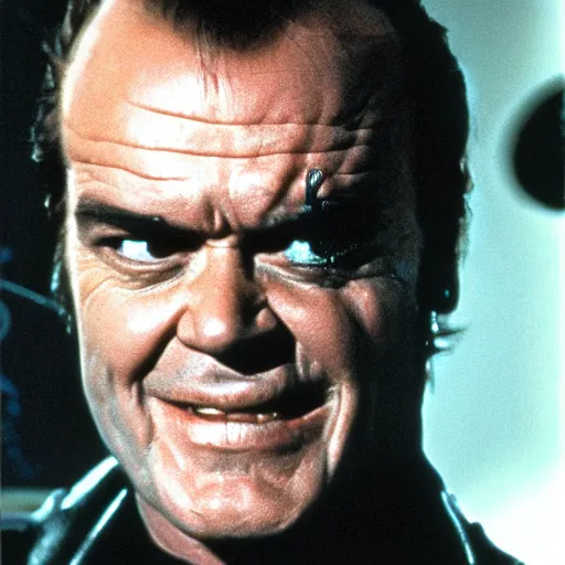 Image similar to Jack Nicholson as Terminator