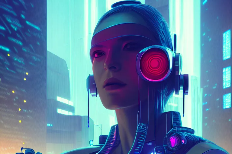 Image similar to cyberpunk remote timewarp control, highly detailed, smooth, sharp focus, illustration, beautiful, geometric, trending on artstation, cinematic, artwork by WLOP