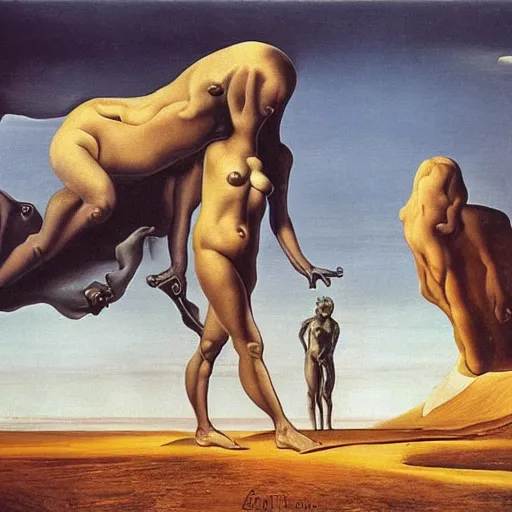 Prompt: the last day on earth ,salvatore dali