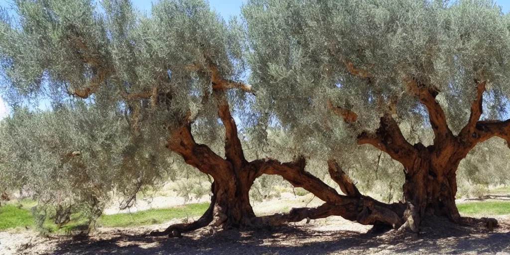 Prompt: 3 0 0 year old olive tree